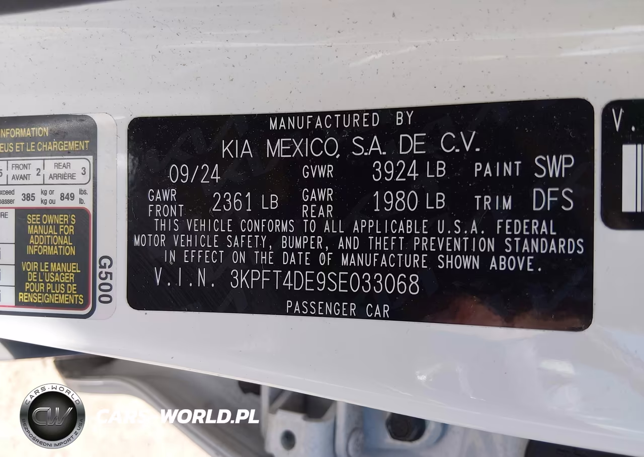 2025 Kia K4 Lxs VIN:3KPFT4DE9SE033068 - 9