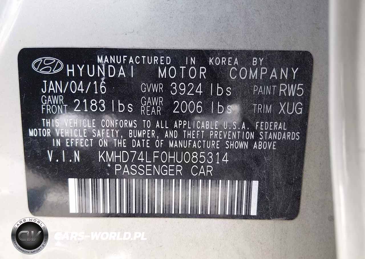 2017 Hyundai Elantra Se VIN:KMHD74LF0HU085314 - 9