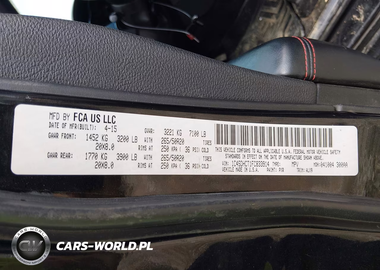 2015 Dodge Durango R-T VIN:1C4SDHCT1FC833914 - 9