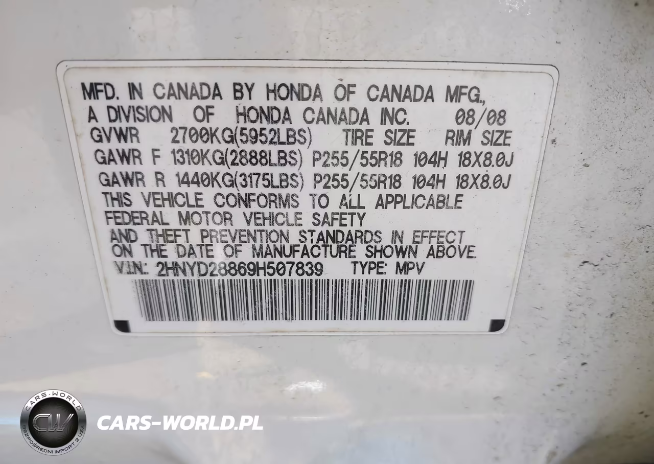 2009 Acura Mdx Sport Package VIN:2HNYD28869H507839 - 9