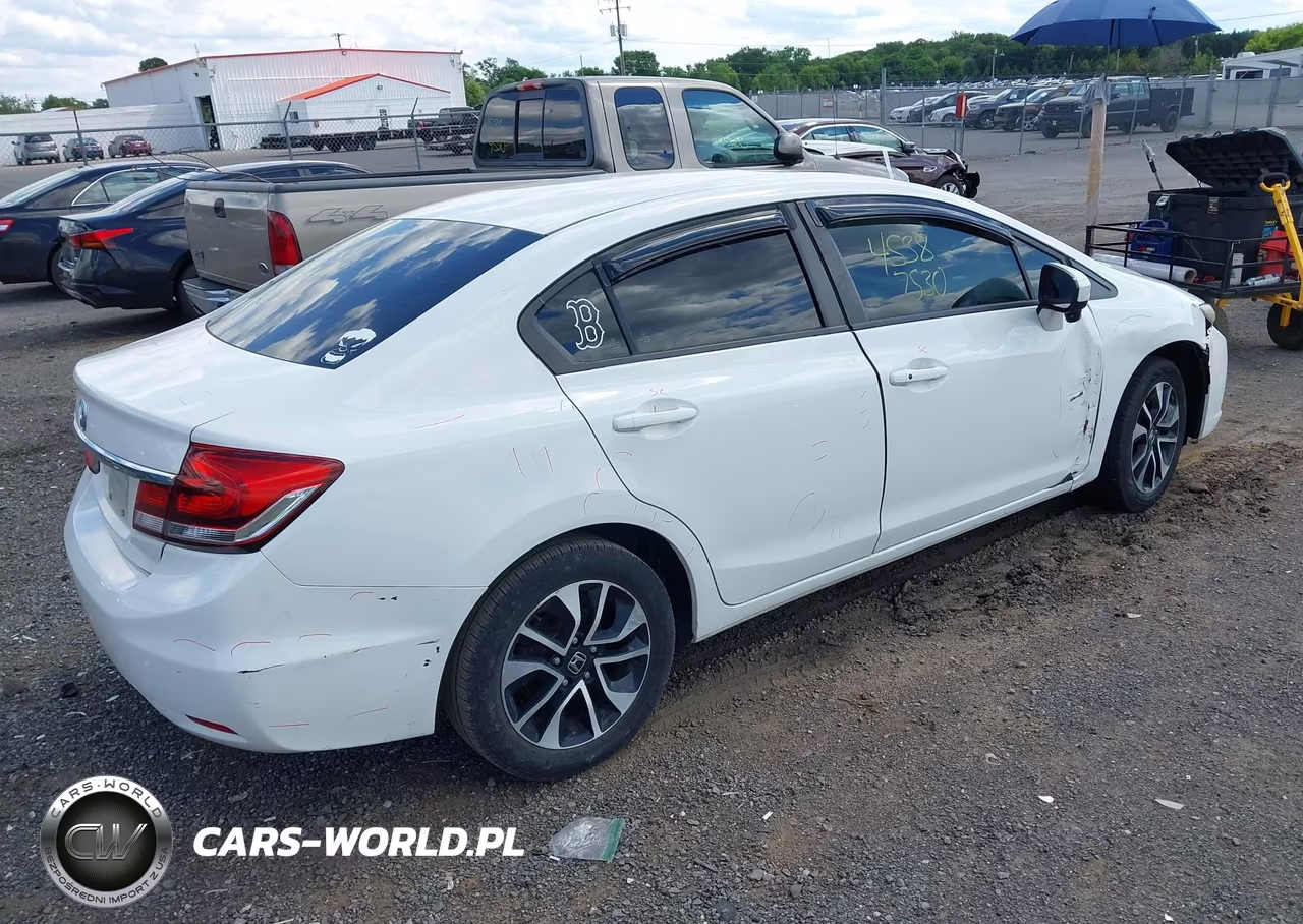 2014 Honda Civic Ex VIN:2HGFB2F86EH548540 - 4