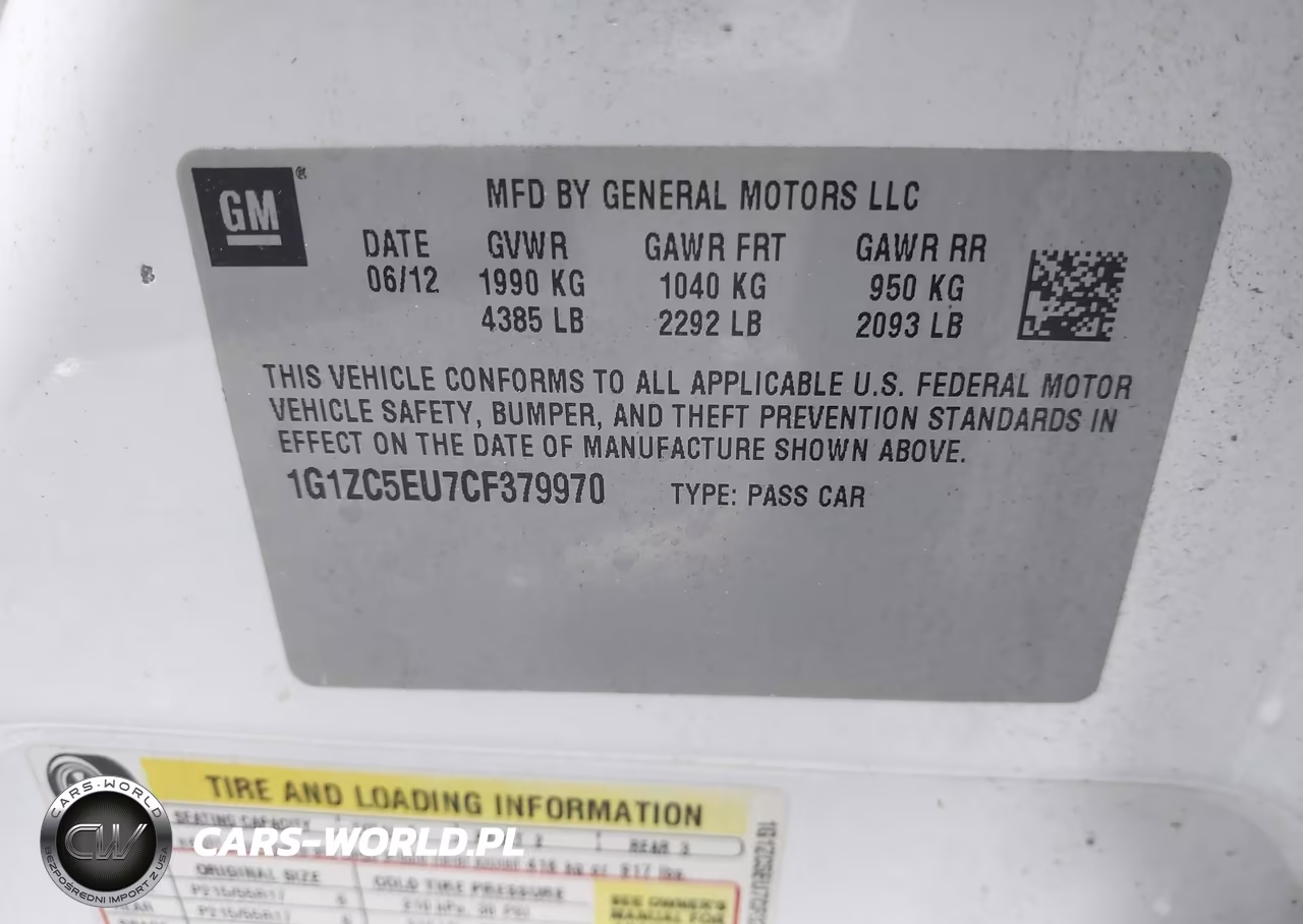 2012 Chevrolet Malibu 1Lt VIN:1G1ZC5EU7CF379970 - 9