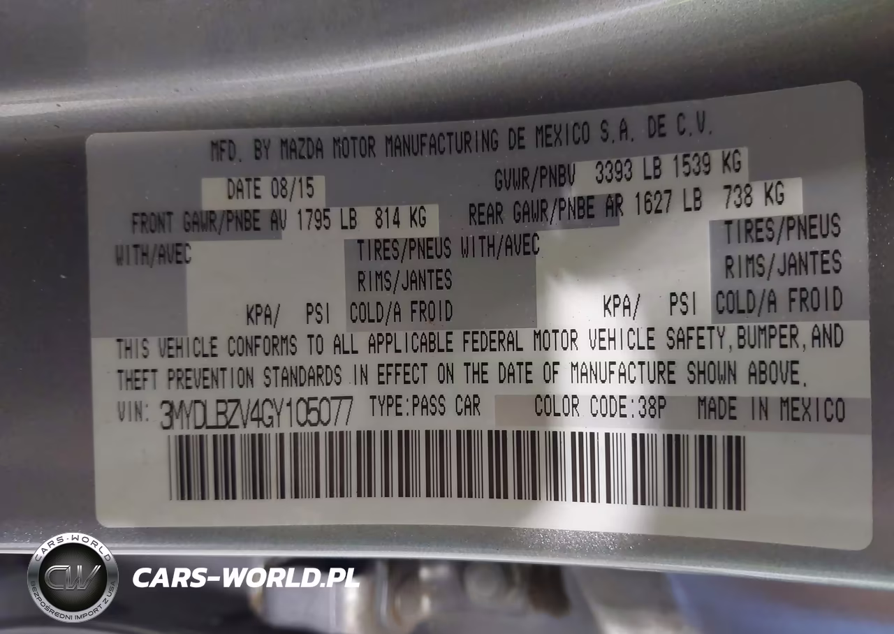 2016 Scion Ia VIN:3MYDLBZV4GY105077 - 9