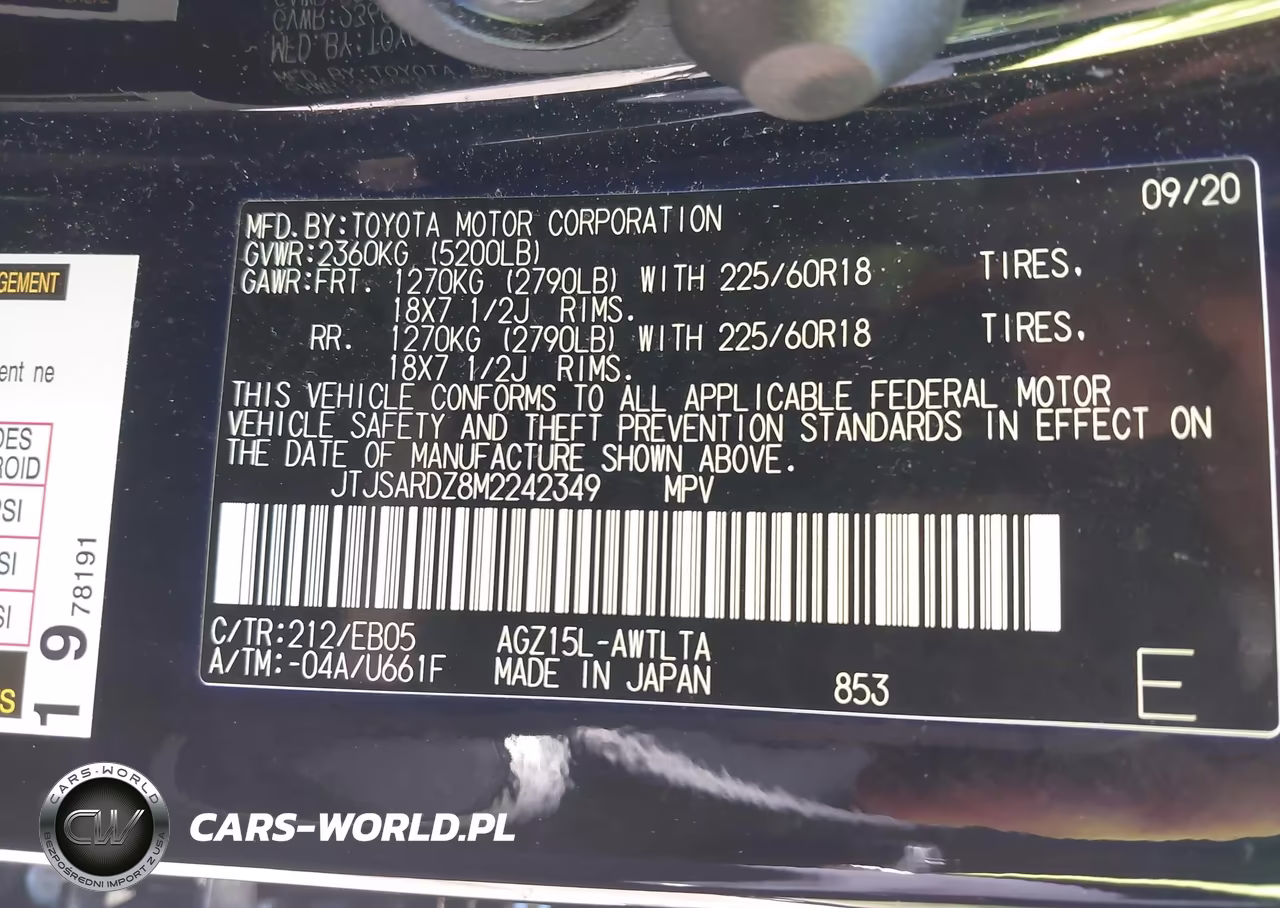 2021 Lexus Nx 300 F Sport VIN:JTJSARDZ8M2242349 - 9