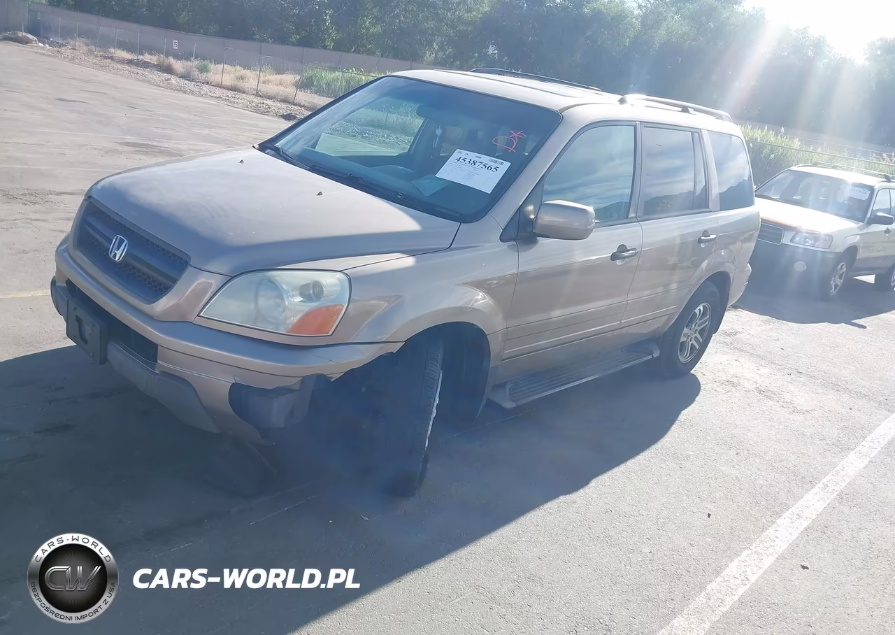 2004 Honda Pilot Ex-L VIN:2HKYF18534H542788 - 2