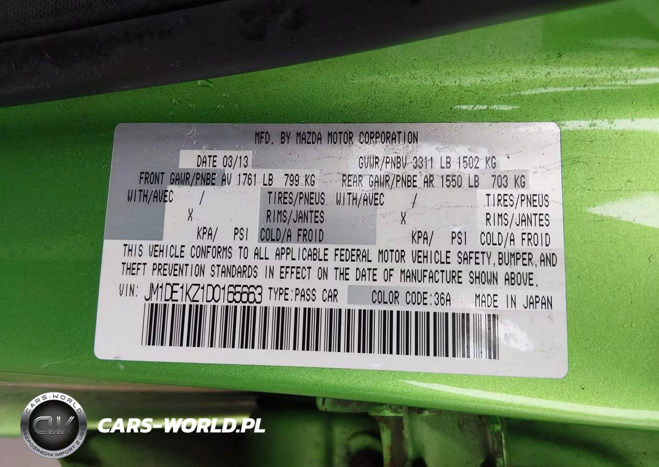2013 Mazda Mazda2 Sport VIN:JM1DE1KZ1D0165663 - 9