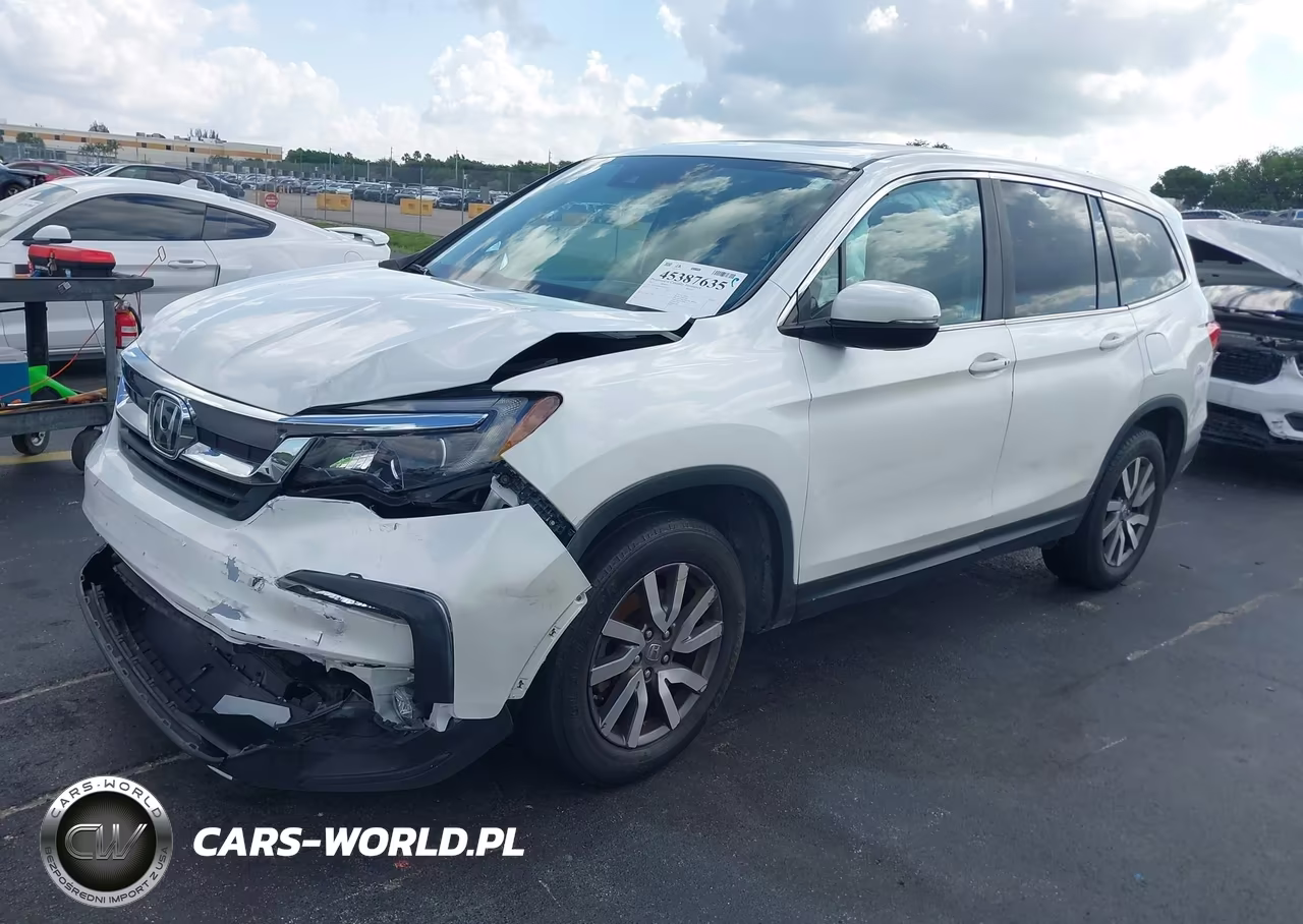 2021 Honda Pilot Awd Ex-L VIN:5FNYF6H56MB037274 - 2