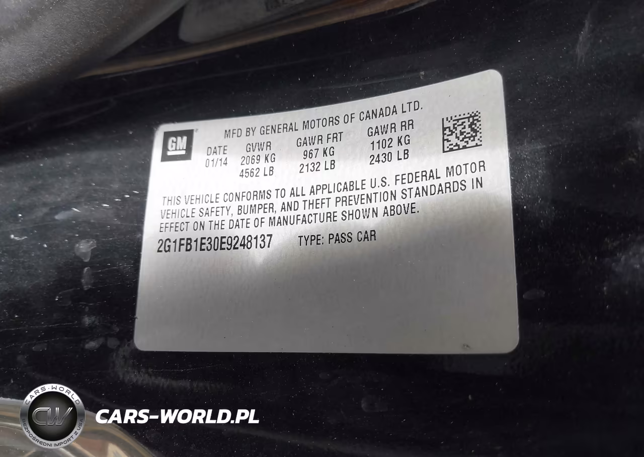 2014 Chevrolet Camaro Lt VIN:2G1FB1E30E9248137 - 9