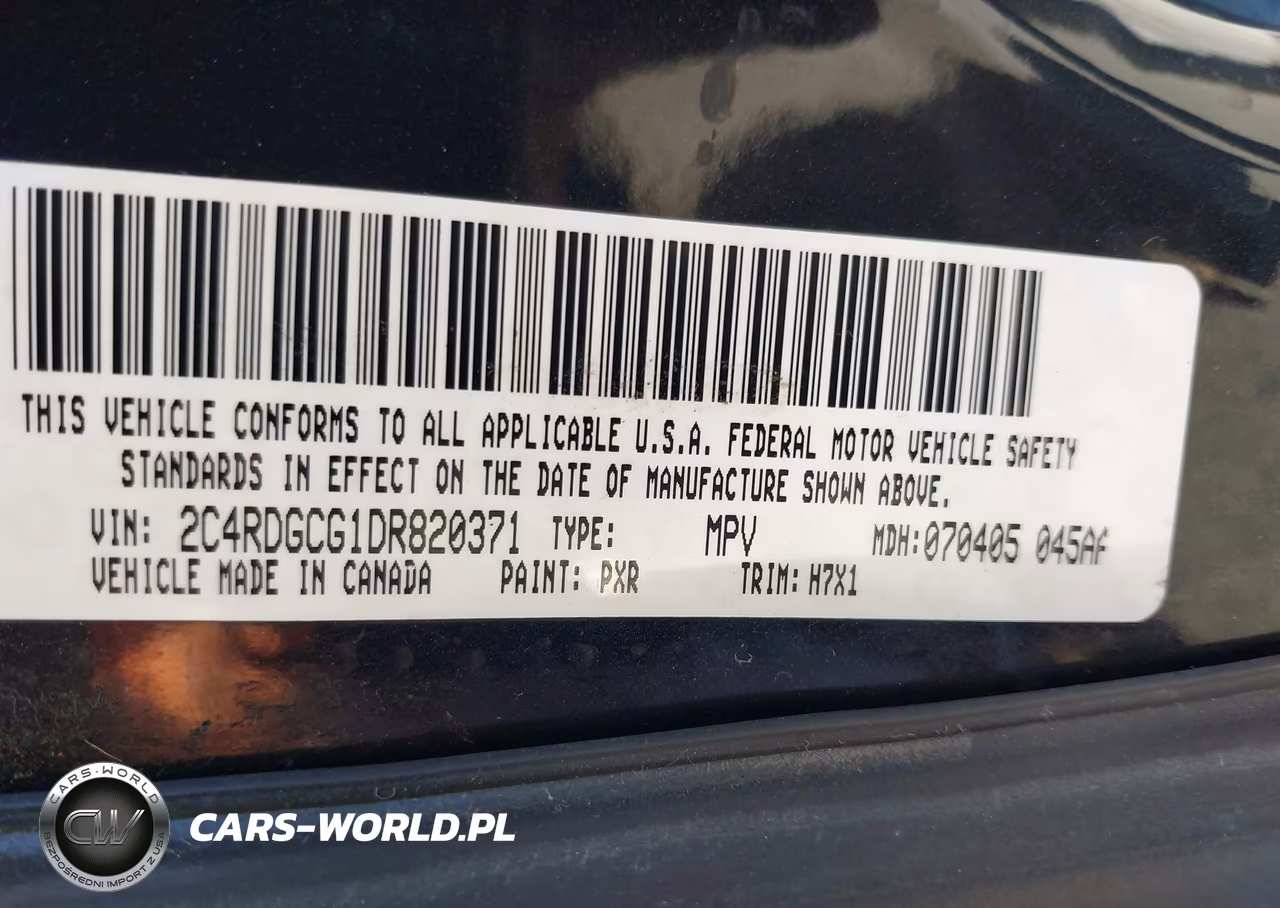 2013 Dodge Grand Caravan Sxt VIN:2C4RDGCG1DR820371 - 9