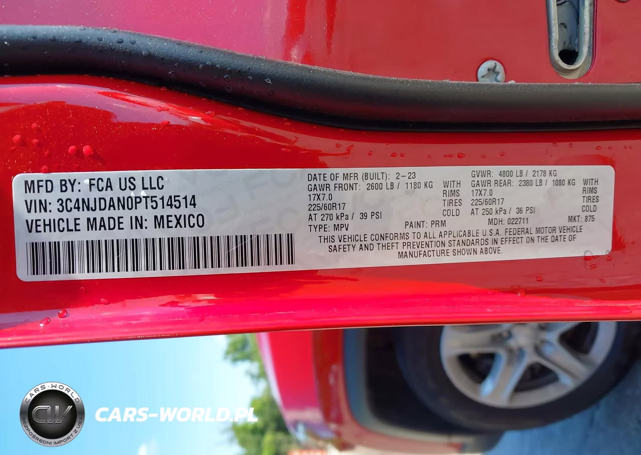 2023 Jeep Compass Sport 4X4 VIN:3C4NJDAN0PT514514 - 9