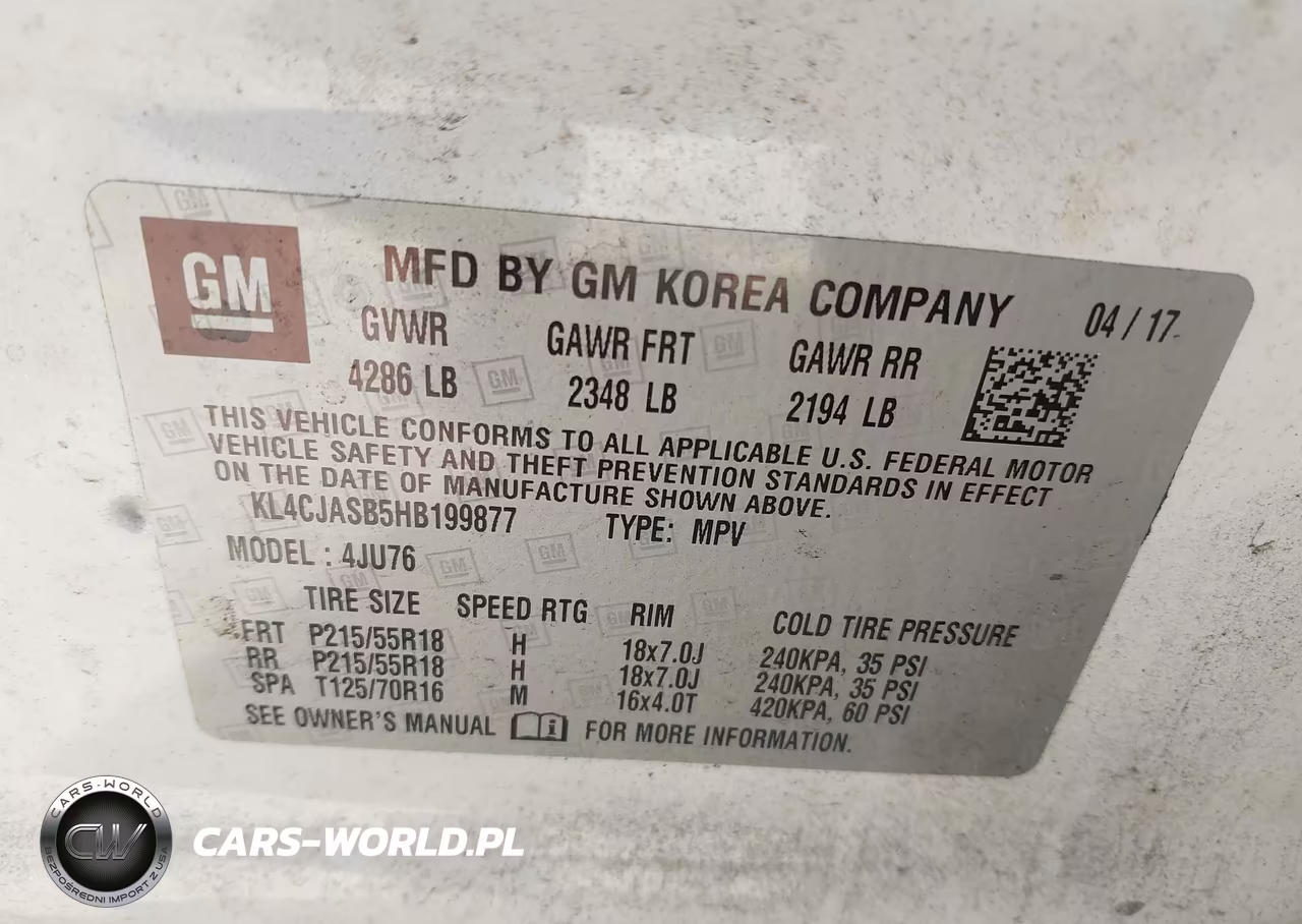 2017 Buick Encore Preferred VIN:KL4CJASB5HB199877 - 9