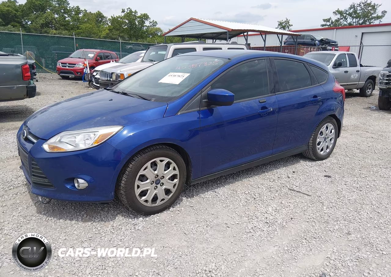 2012 Ford Focus Se VIN:1FAHP3K24CL447499 - 2
