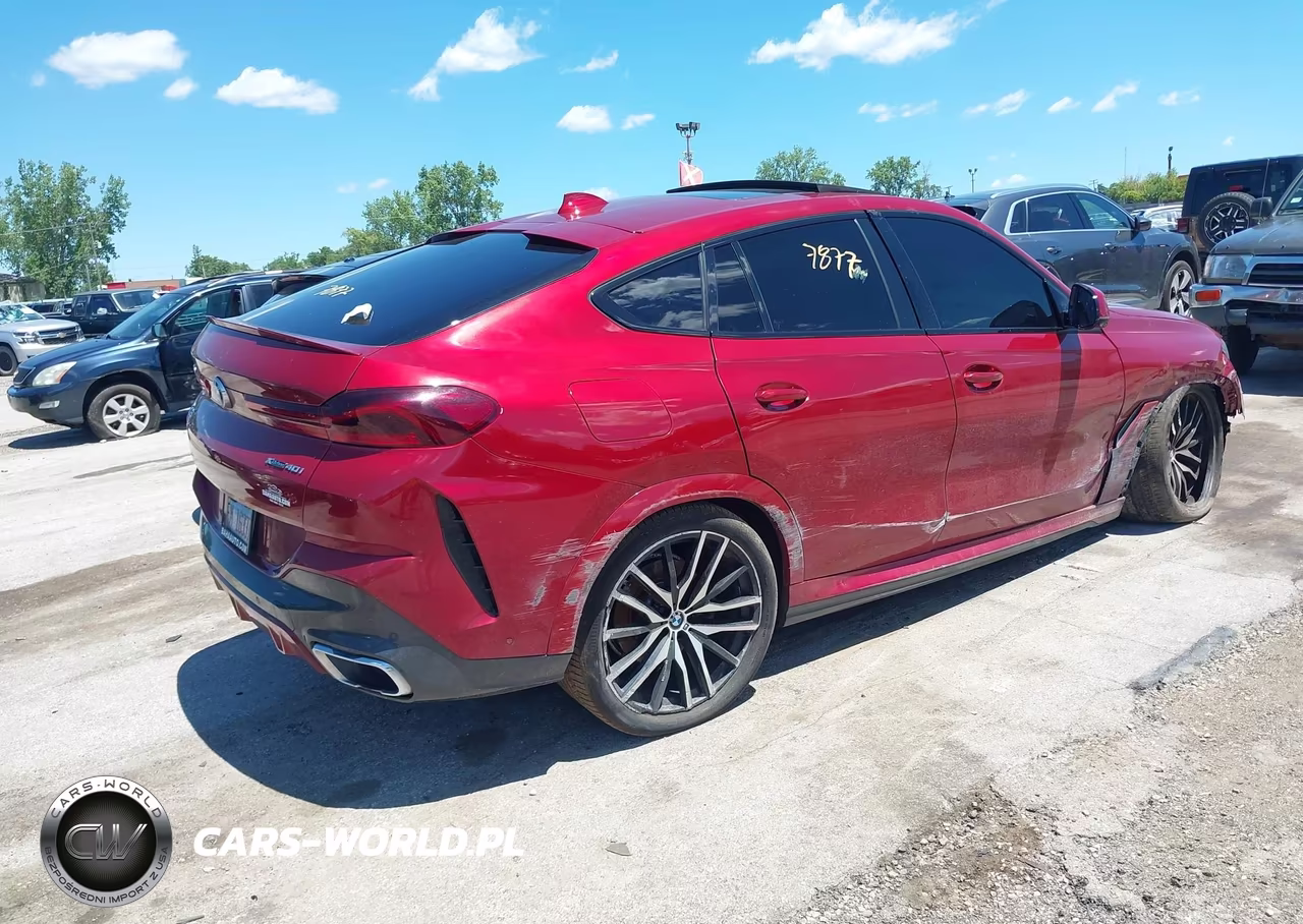 2021 BMW X6 xDrive40I VIN:5UXCY6C06M9E36343 - 4