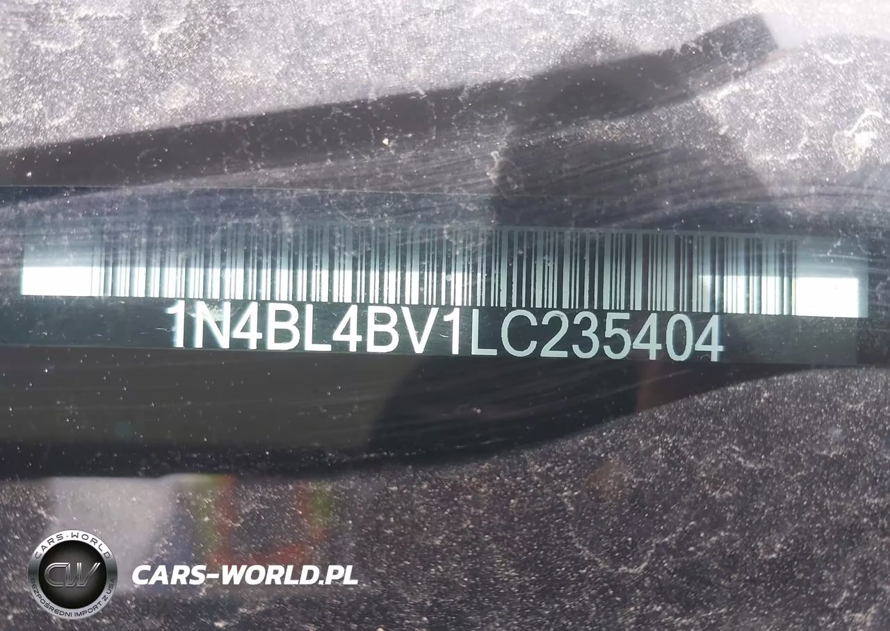 2020 Nissan Altima S Fwd VIN:1N4BL4BV1LC235404 - 9