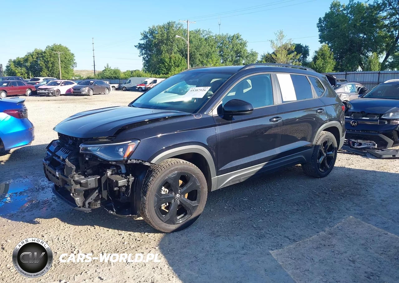 2025 Volkswagen Taos 1.5T Se Black VIN:3VV2C7B27SM083838 - 2