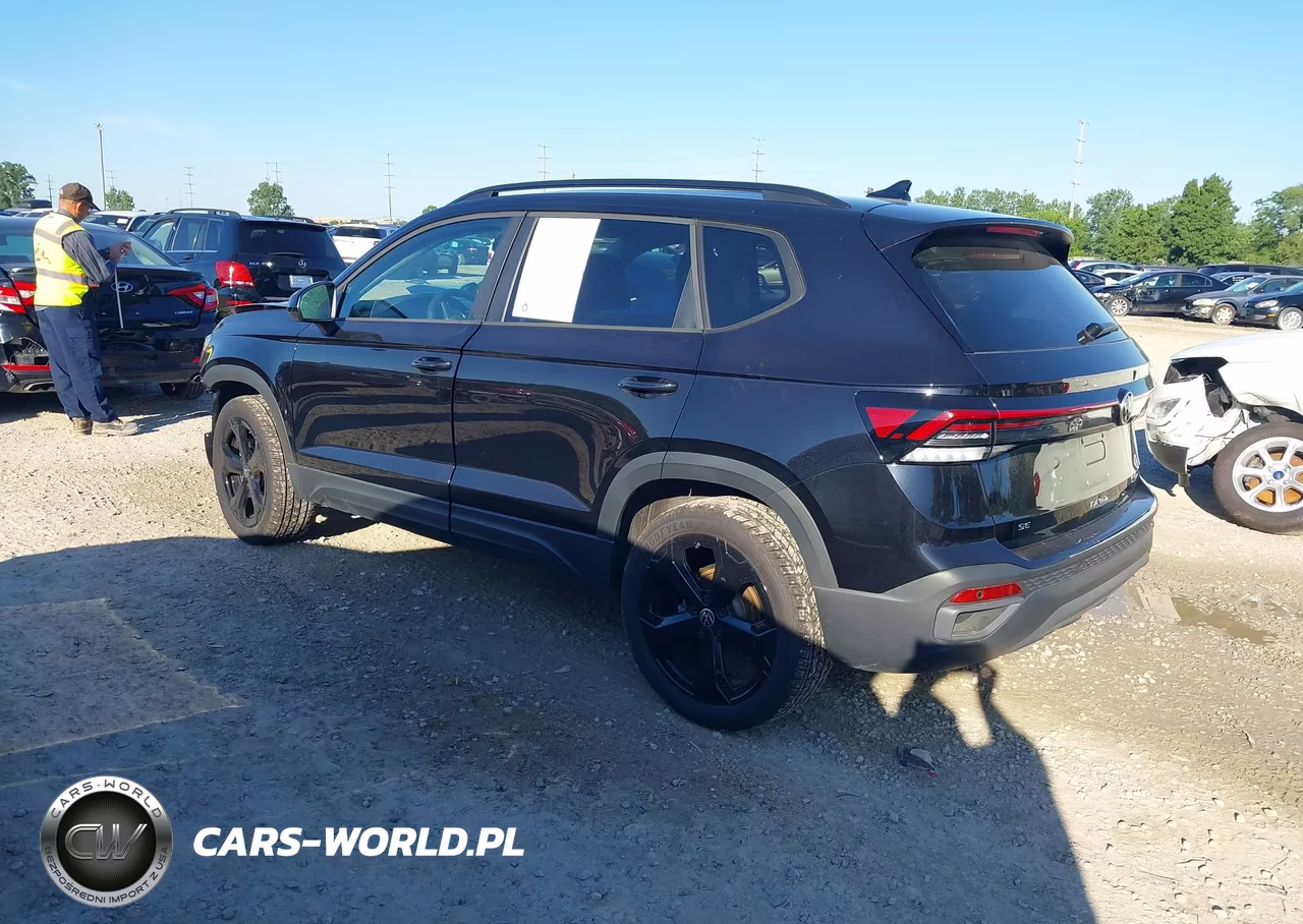 2025 Volkswagen Taos 1.5T Se Black VIN:3VV2C7B27SM083838 - 3