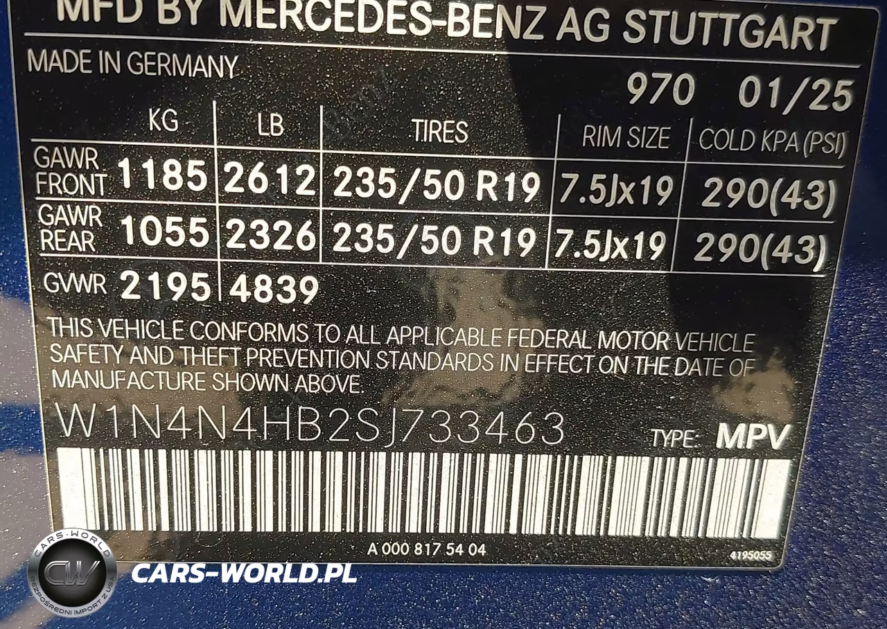 2025 Mercedes-Benz Gla 250 4Matic VIN:W1N4N4HB2SJ733463 - 9