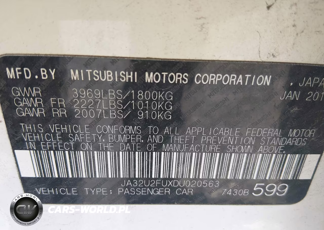 2013 Mitsubishi Lancer Es VIN:JA32U2FUXDU020563 - 9