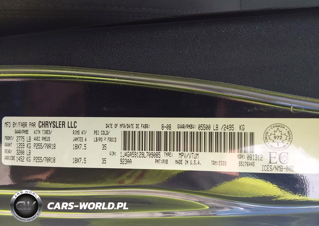 2009 Jeep Wrangler Unlimited Sahara VIN:1J4GA59129L709085 - 9