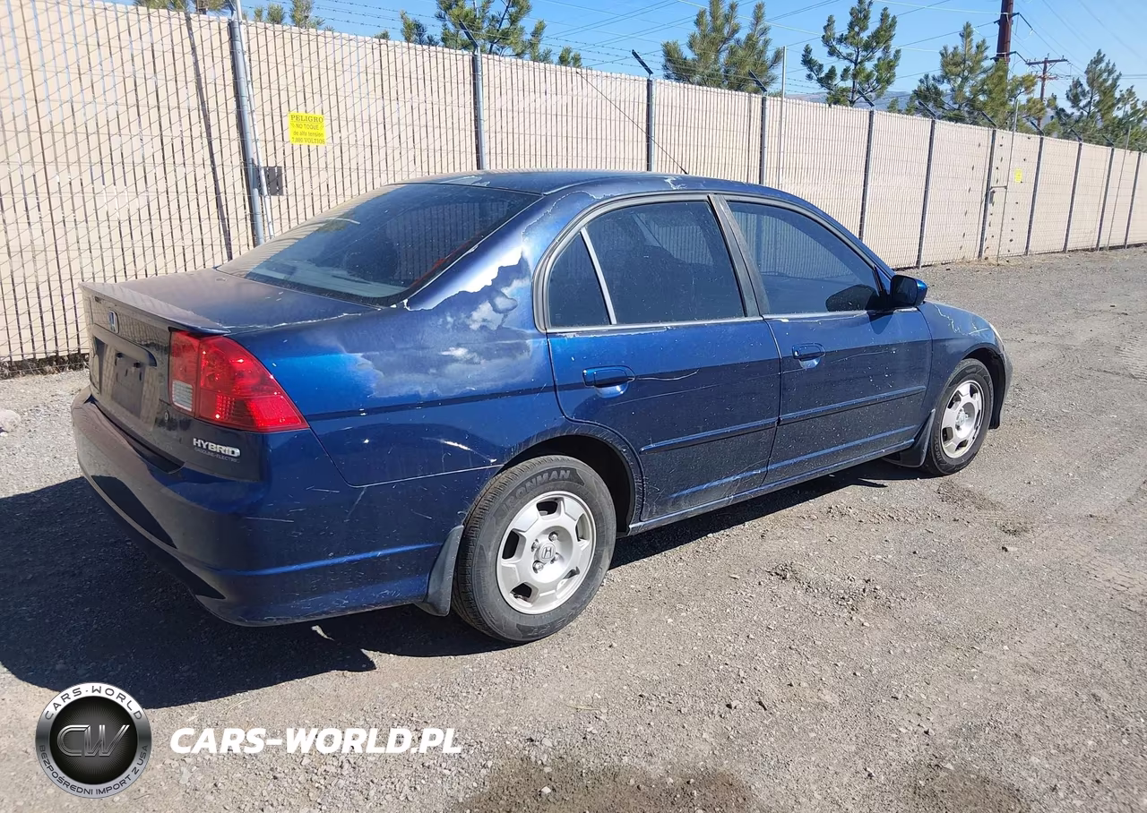 2005 Honda Civic Hybrid VIN:JHMES96605S000638 - 4