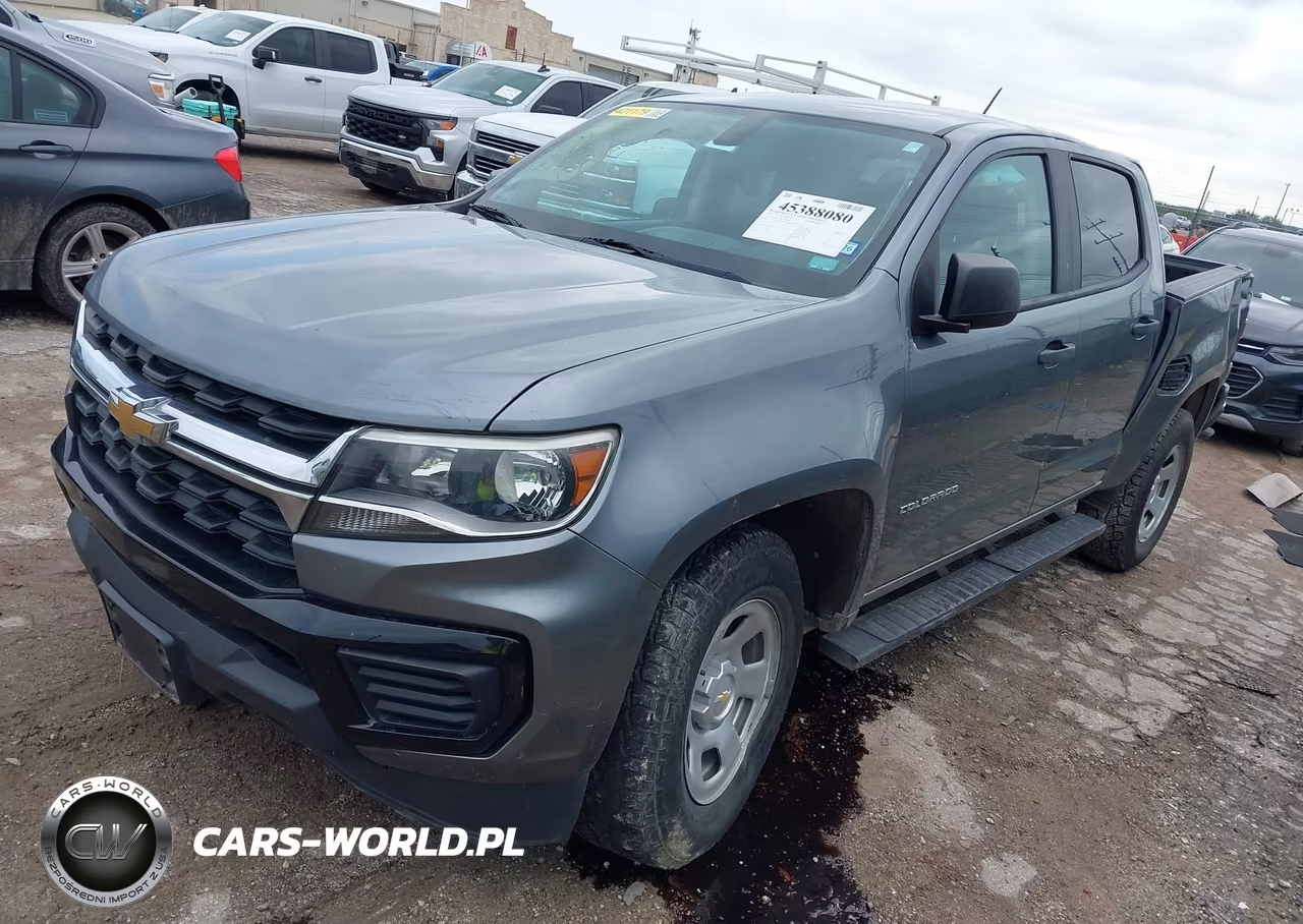 2021 Chevrolet Colorado 2Wd Short Box Wt VIN:1GCGSBEA8M1209038 - 2