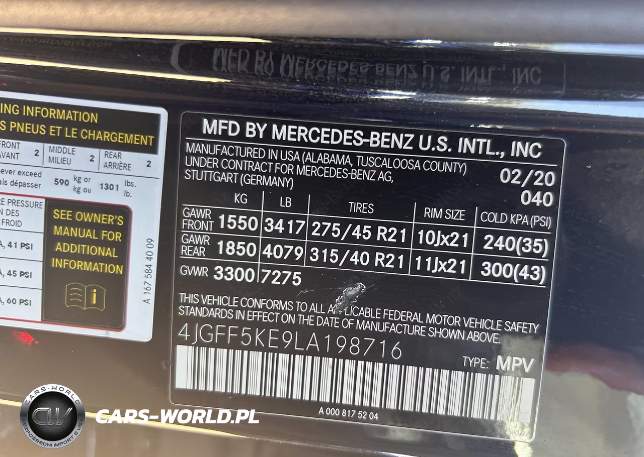 2020 Mercedes-Benz Gls 450 4Matic VIN:4JGFF5KE9LA198716 - 16
