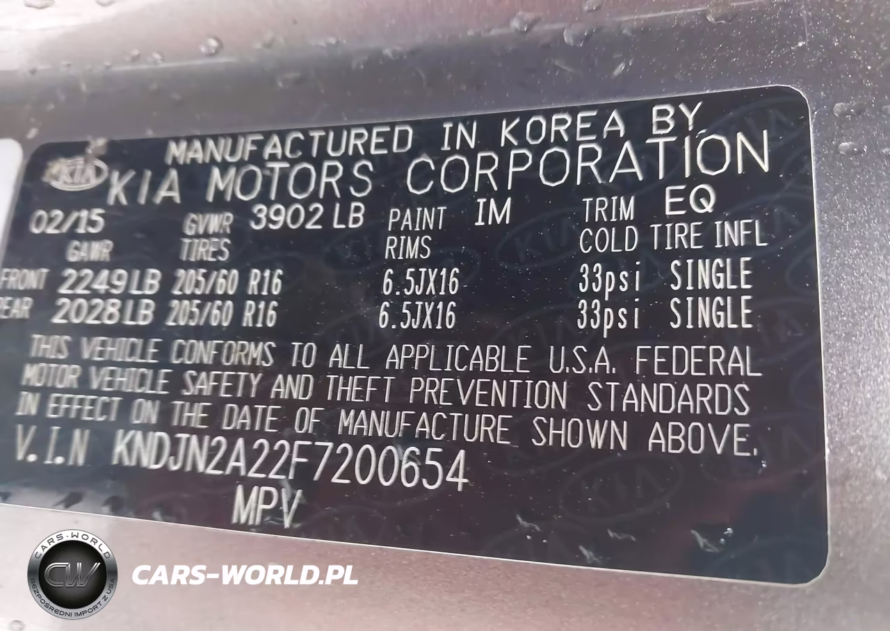 2015 Kia Soul VIN:KNDJN2A22F7200654 - 9