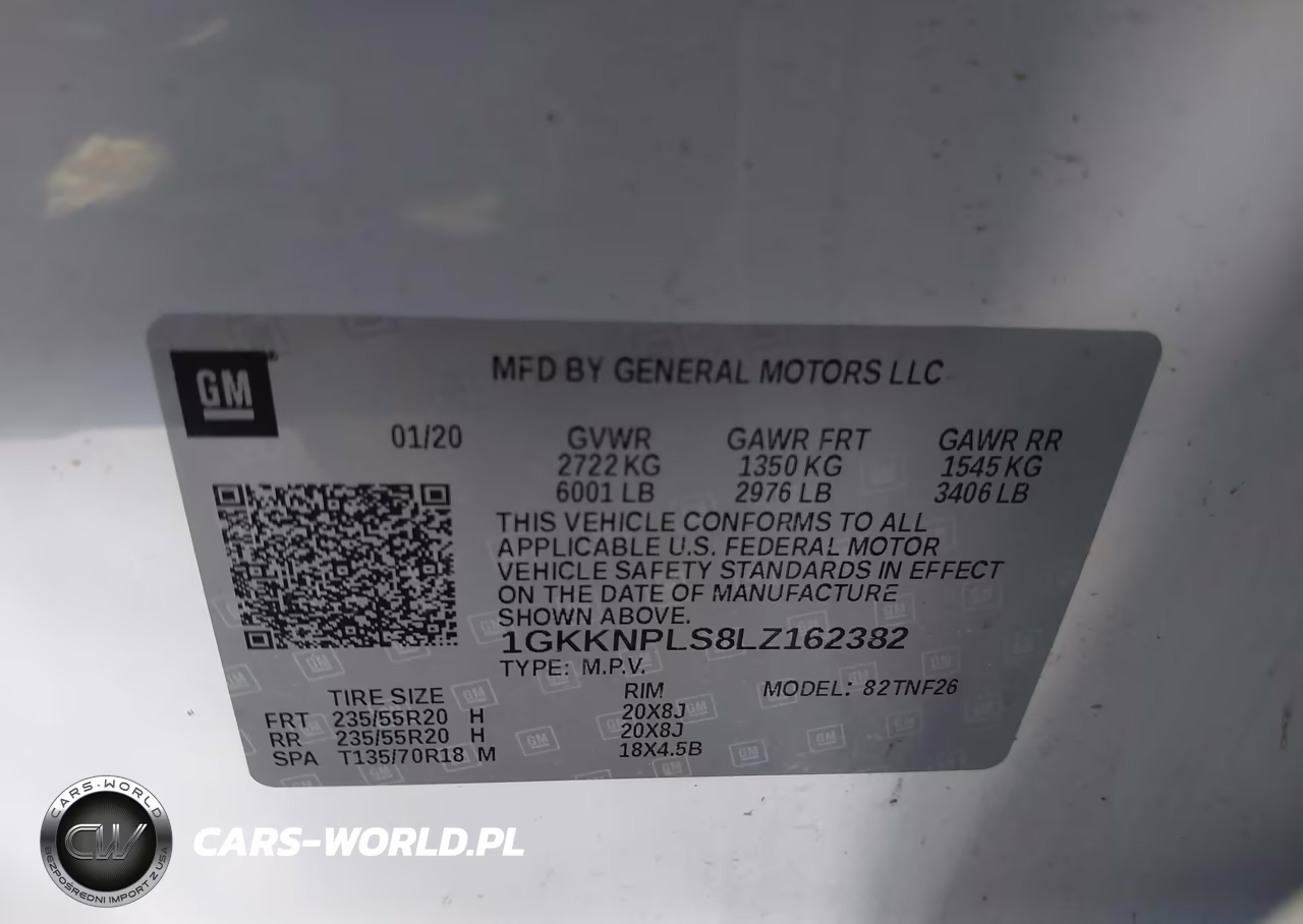2020 GMC Acadia Fwd Denali VIN:1GKKNPLS8LZ162382 - 9