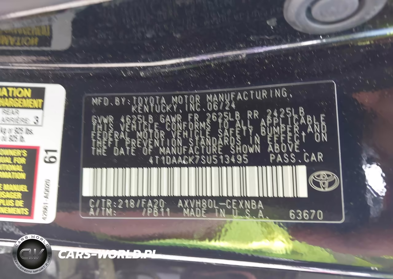 2025 Toyota Camry Le VIN:4T1DAACK7SU513495 - 9