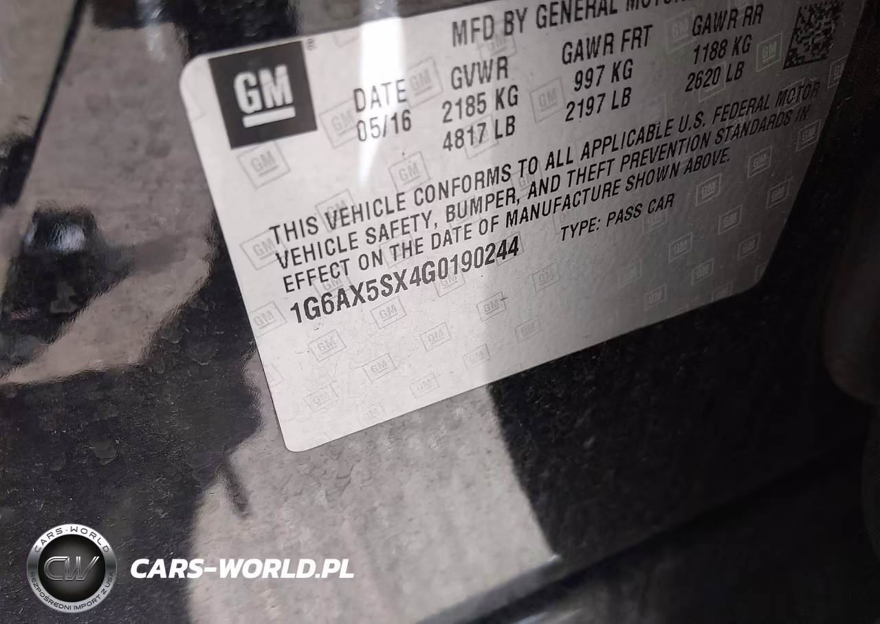2016 Cadillac Cts Luxury Collection VIN:1G6AX5SX4G0190244 - 9