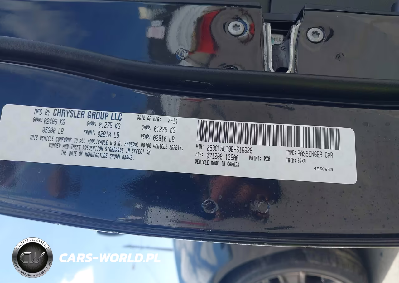 2011 Dodge Charger R-T VIN:2B3CL5CT9BH616626 - 9