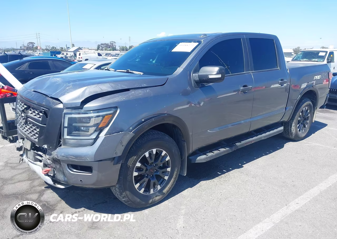 2021 Nissan Titan Pro-4X 4X4 VIN:1N6AA1ED1MN526145 - 2
