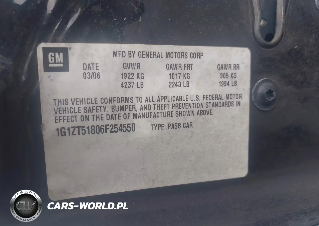 2006 Chevrolet Malibu Lt VIN:1G1ZT51806F254550 - 9