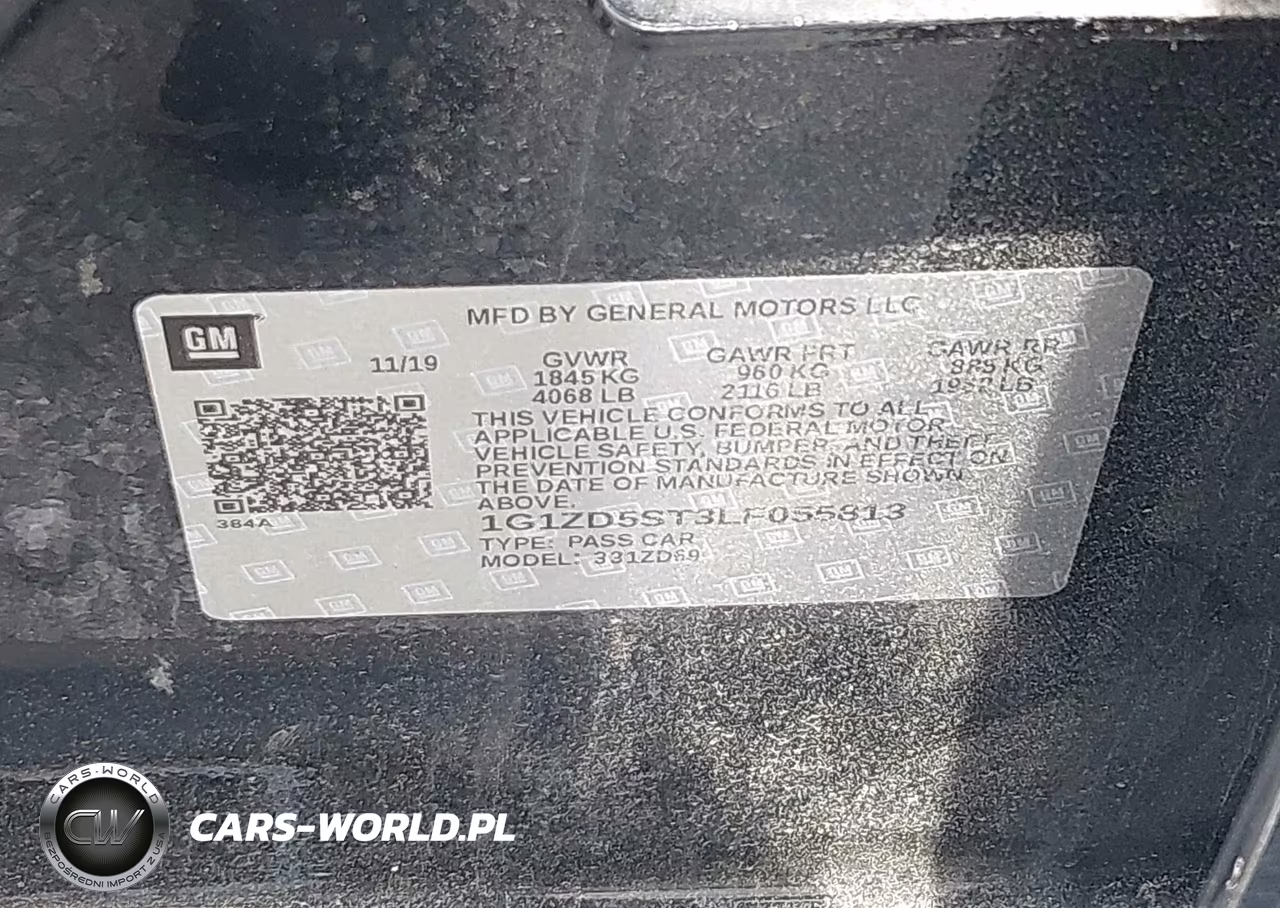 2020 Chevrolet Malibu Fwd Lt VIN:1G1ZD5ST3LF055813 - 9