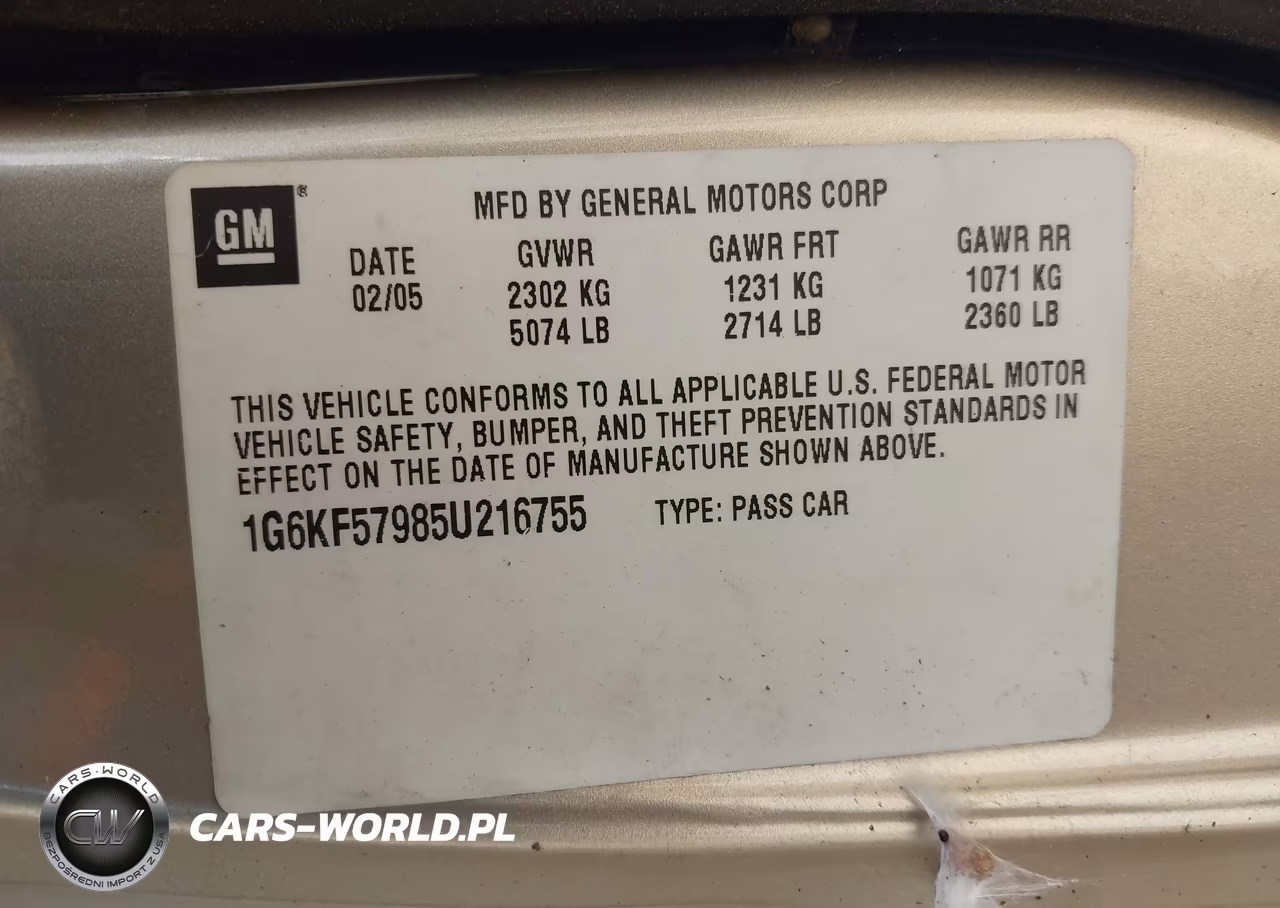 2005 Cadillac Deville Dts VIN:1G6KF57985U216755 - 9