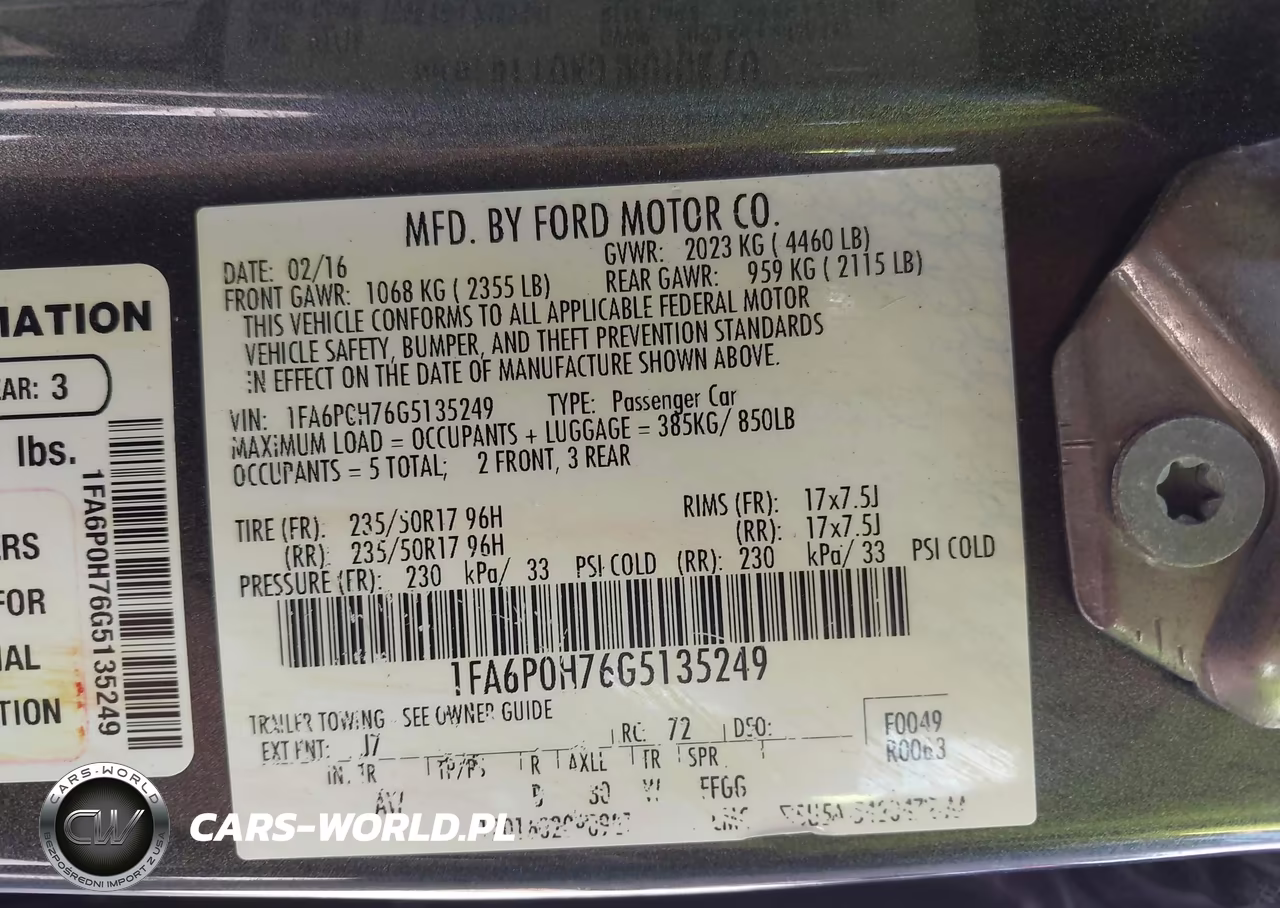 2016 Ford Fusion Se VIN:1FA6P0H76G5135249 - 9