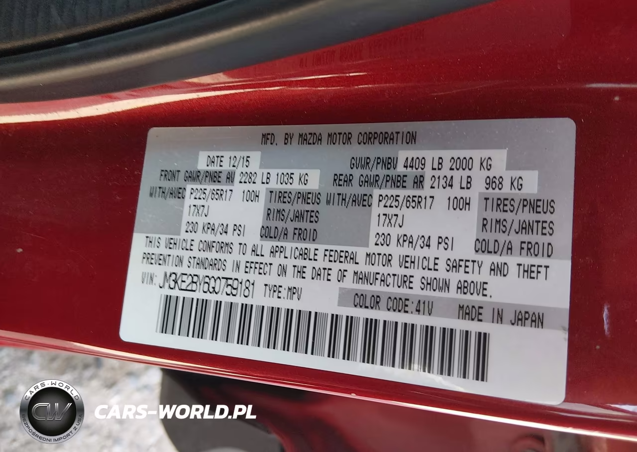 2016 Mazda Cx-5 Sport VIN:JM3KE2BY6G0759181 - 9