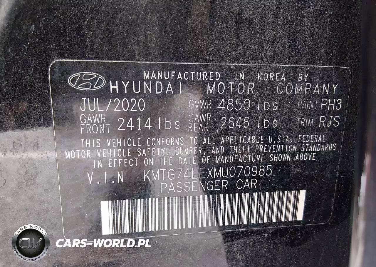 2021 Genesis G70 3.3T Rwd VIN:KMTG74LEXMU070985 - 9