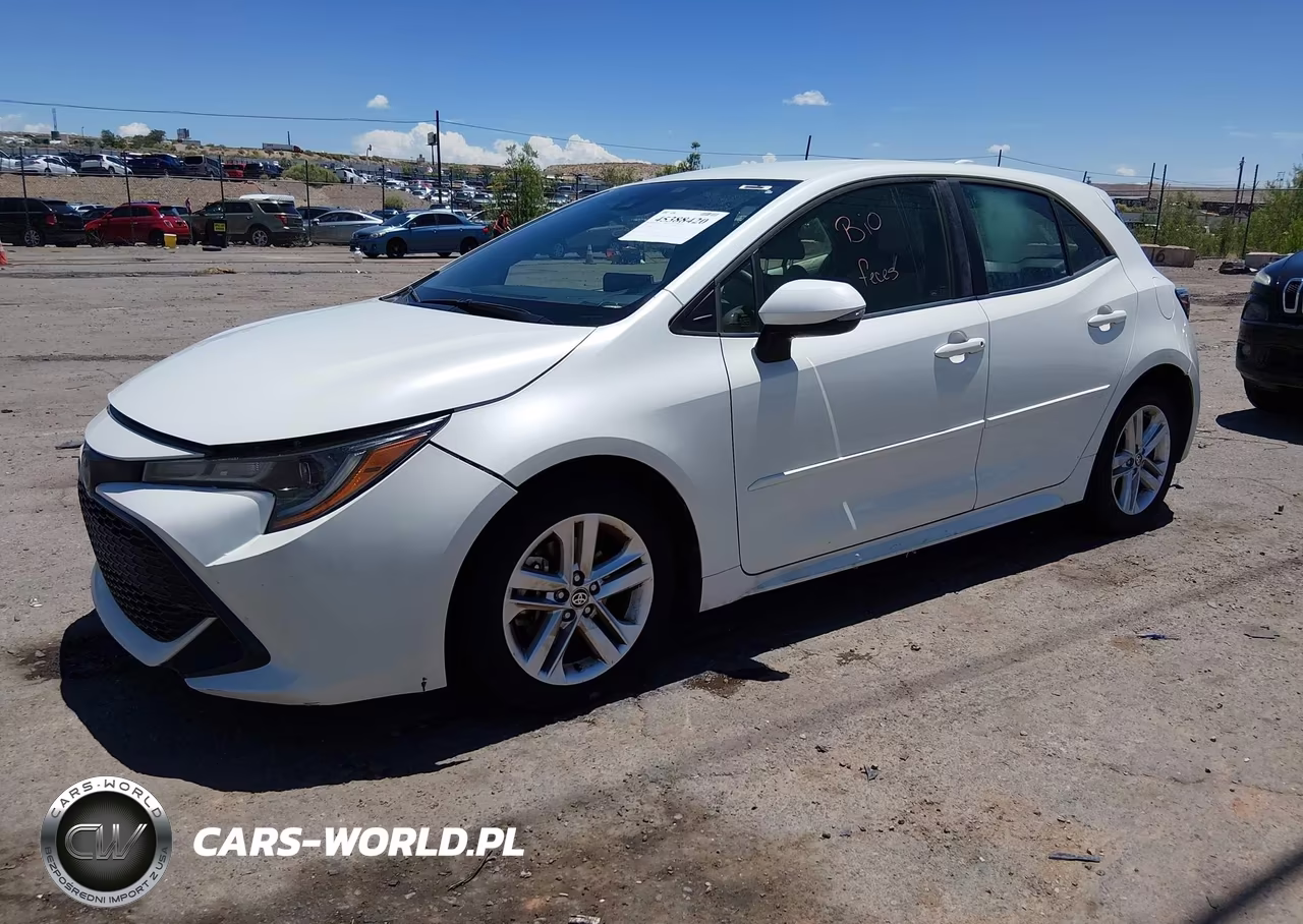 2019 Toyota Corolla Se VIN:JTNK4RBE3K3023327 - 2