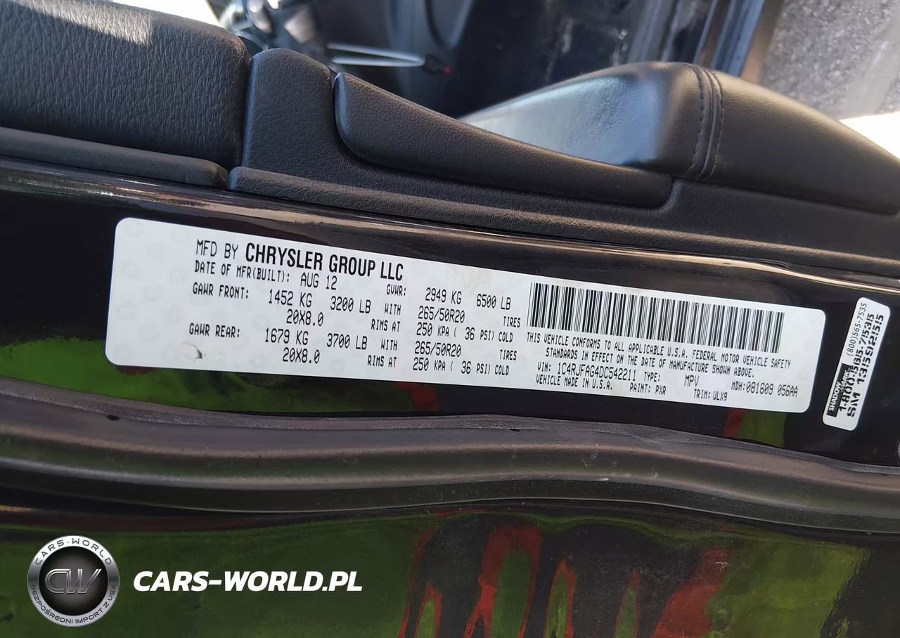 2013 Jeep Grand Cherokee Laredo VIN:1C4RJFAG4DC542211 - 9