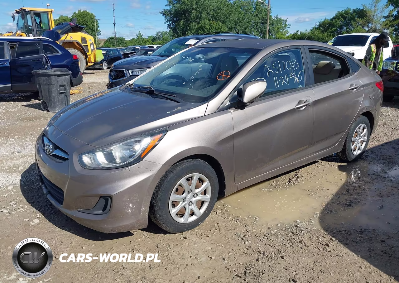 2013 Hyundai Accent Gls VIN:KMHCT4AE0DU496708 - 2
