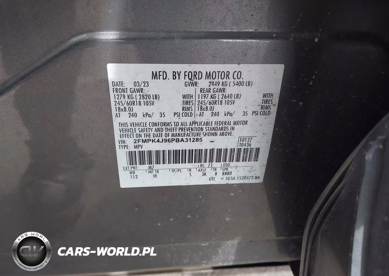 2023 Ford Edge Sel VIN:2FMPK4J96PBA31285 - 9