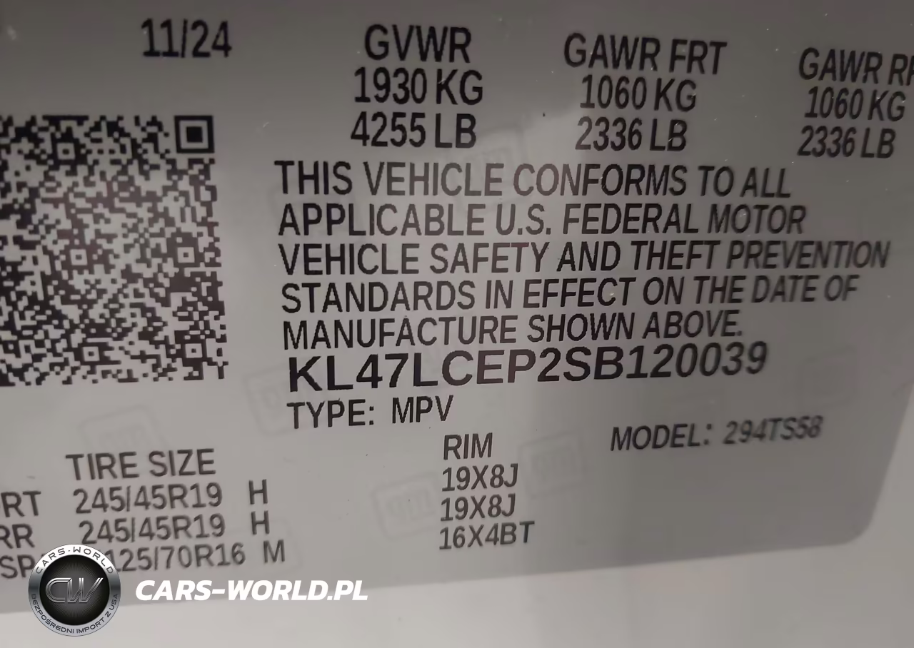 2025 Buick Envista Avenir Fwd VIN:KL47LCEP2SB120039 - 9