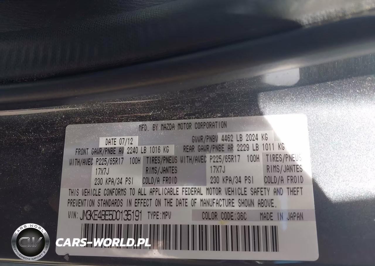 2013 Mazda Cx-5 Sport VIN:JM3KE4BE5D0135191 - 9