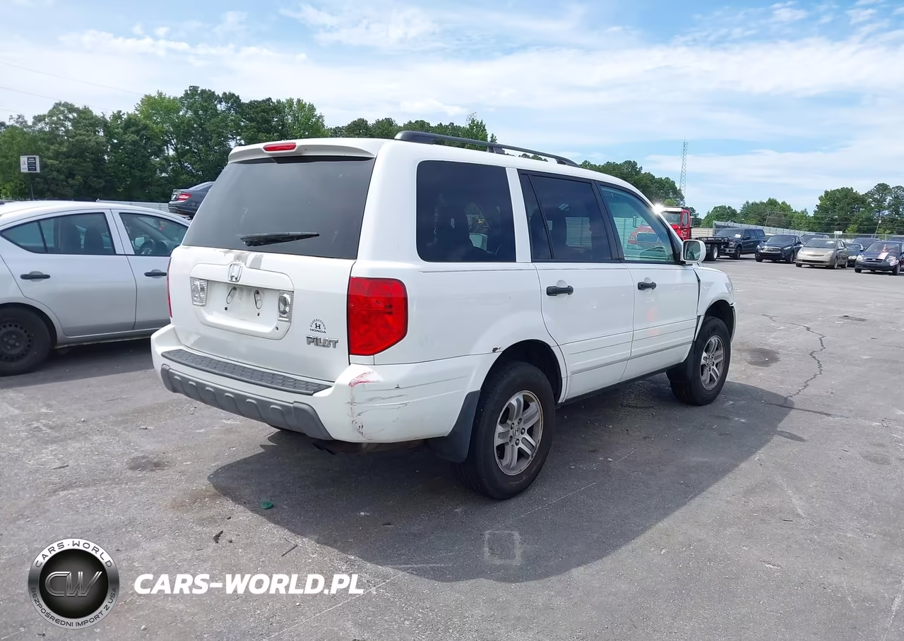 2005 Honda Pilot Ex-L VIN:2HKYF18515H533346 - 4