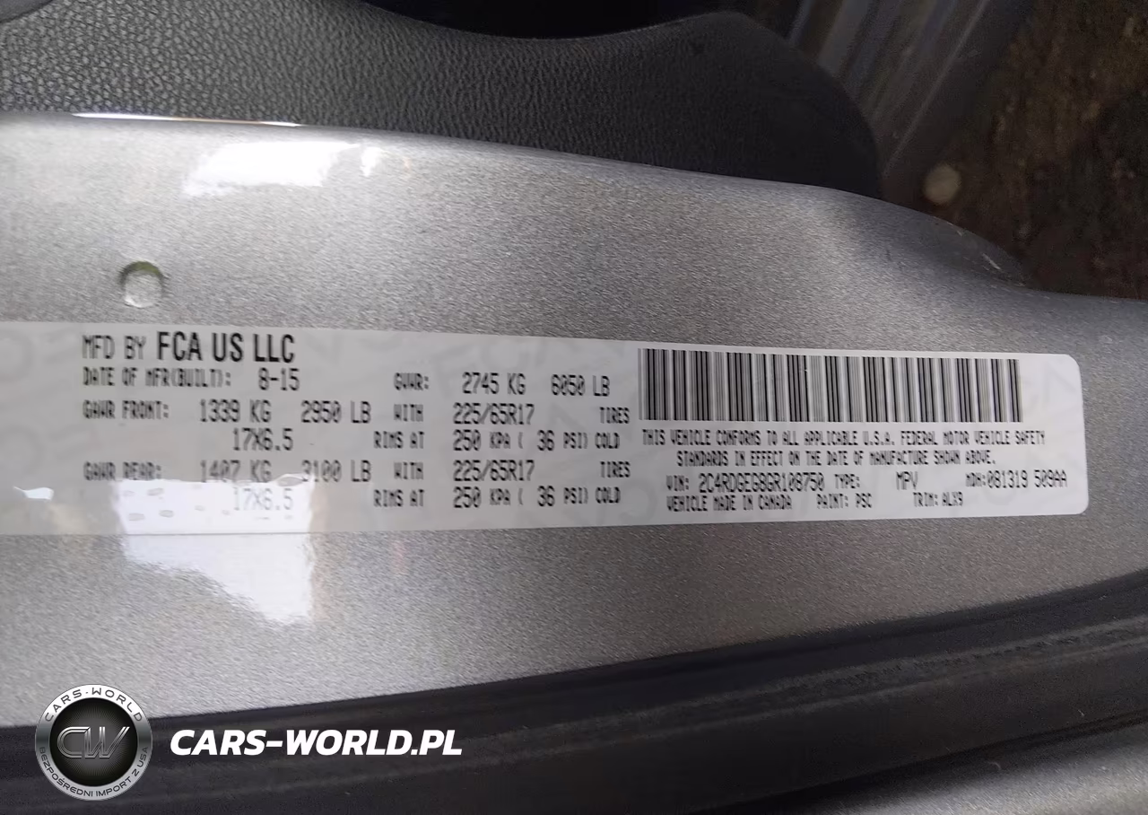 2016 Dodge Grand Caravan R-T VIN:2C4RDGEG8GR108750 - 9