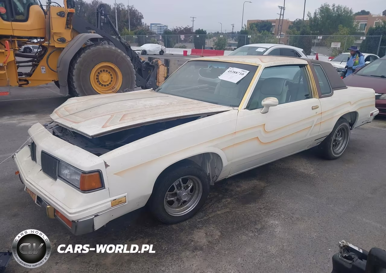 1984 Oldsmobile Cutlass Supreme VIN:1G3AR47A6ER327523 - 2