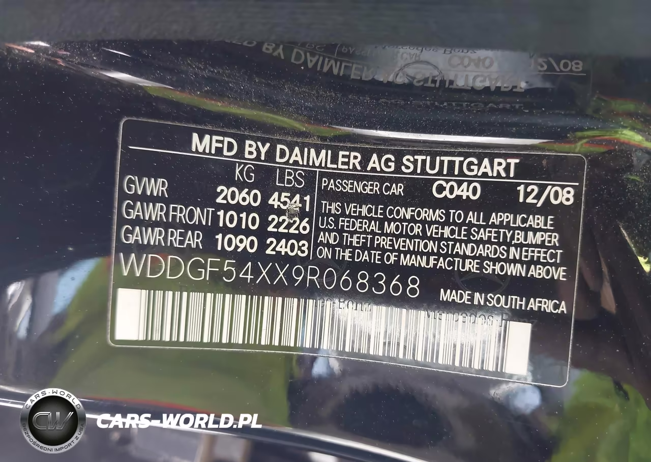 2009 Mercedes-Benz C 300 Sport VIN:WDDGF54XX9R068368 - 9