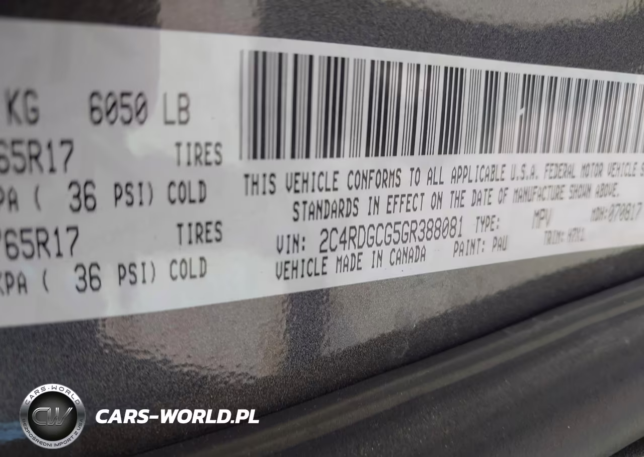 2016 Dodge Grand Caravan Sxt VIN:2C4RDGCG5GR388081 - 9