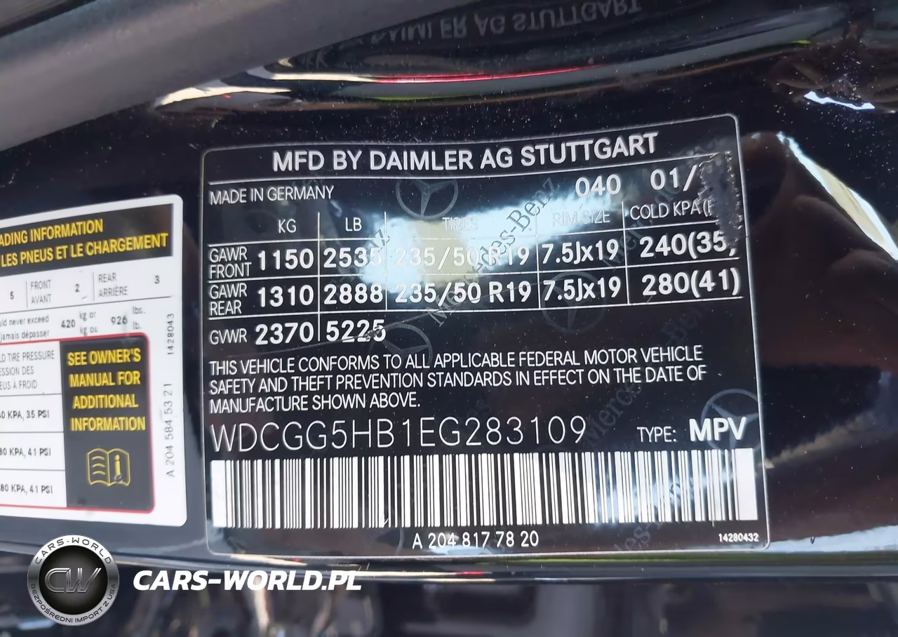 2014 Mercedes-Benz Glk 350 VIN:WDCGG5HB1EG283109 - 9